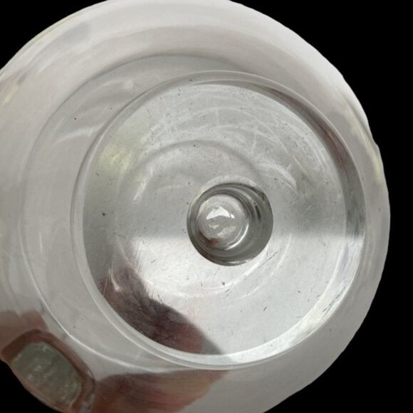 Vintage Mid Century Scandinavian Glass Martini Pitcher Cocktail Mixer - Picture 8 of 8